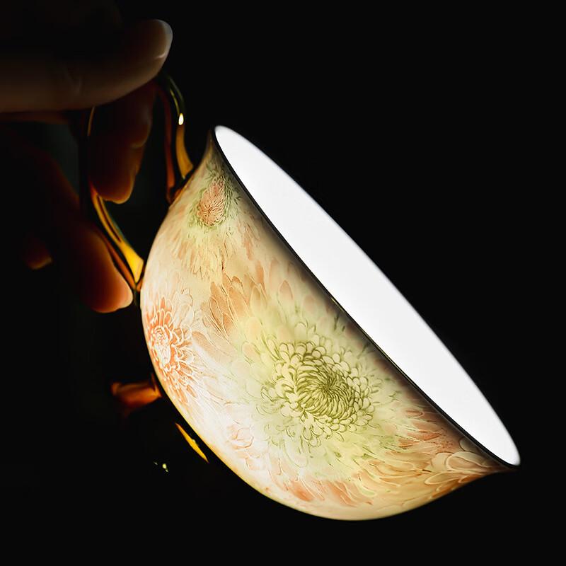 Jun Shiqi Ensemble Tasse à Café Européenne en Porcelaine de Luxe