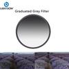 Lightdow Lens Filter GND 0.9 Neutral Density Graduated Gray for Canon Sony Nikon Fuji Camera Lens 49mm 52 55 58 62 67 72 77 82mm