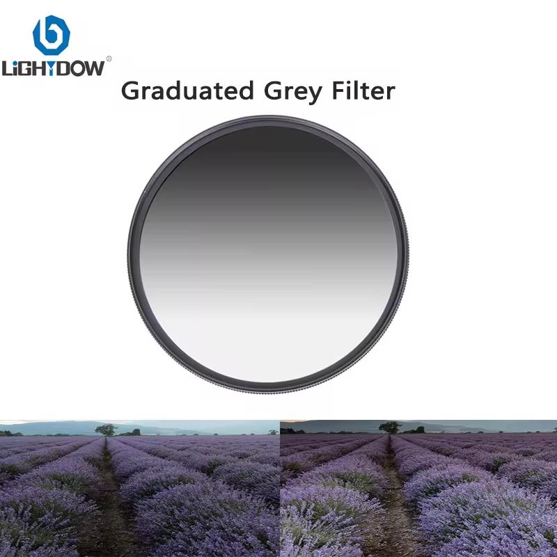 

Lightdow Lens Filter GND 0.9 Neutral Density Graduated Gray for Canon Sony Nikon Fuji Camera Lens 49mm 52 55 58 62 67 72 77 82mm ≤49mm