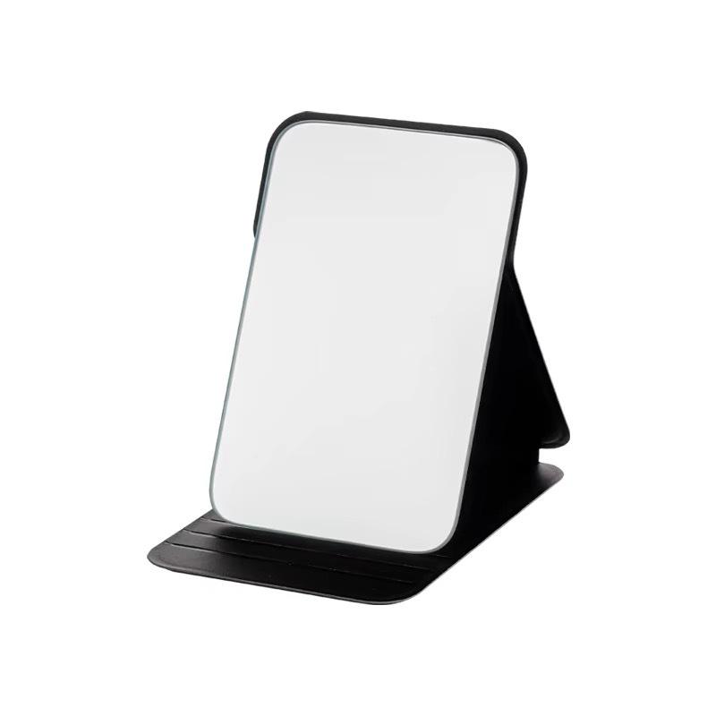 Foldable Full-Screen Desktop Makeup Mirror for Dorms and Travel