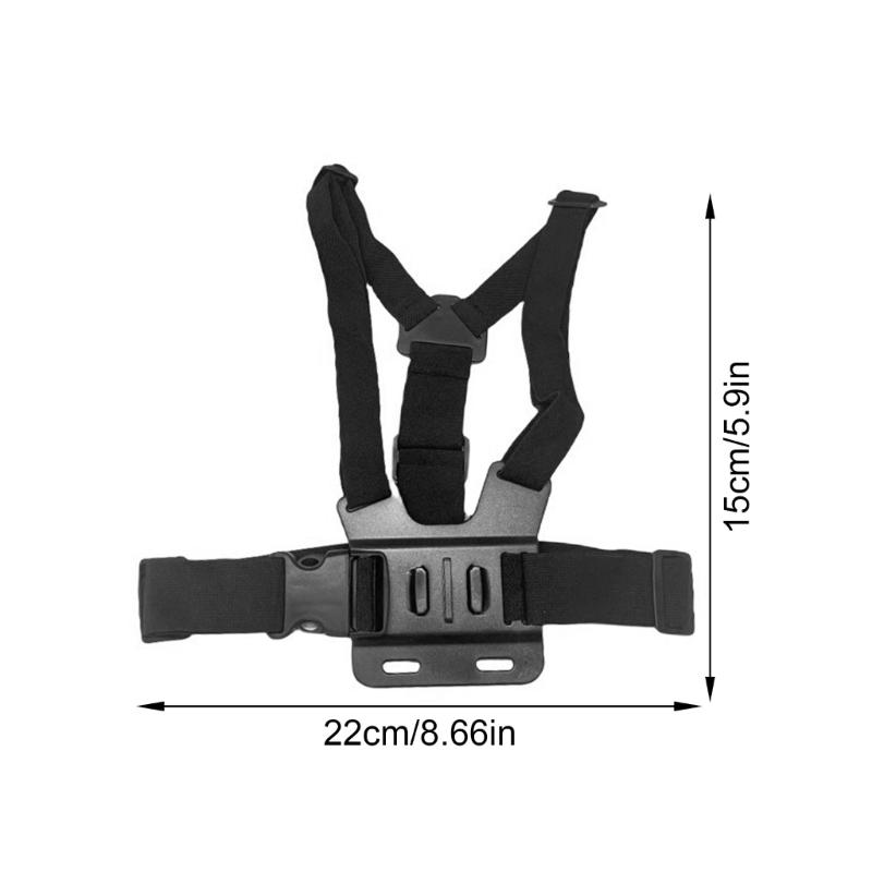 Portable Adjustable Chest Headband Mobile Phone Mount For Sports Recording First Person Perspective Secure Attachment