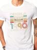 ORIGINAL 1990 LIMITED EDITION Men's Retro Cassette Graphic T-Shirt - Vintage 90s Geometric Print Short Sleeve Tee