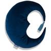 Decorative MOON Shaped Pillow Blue
