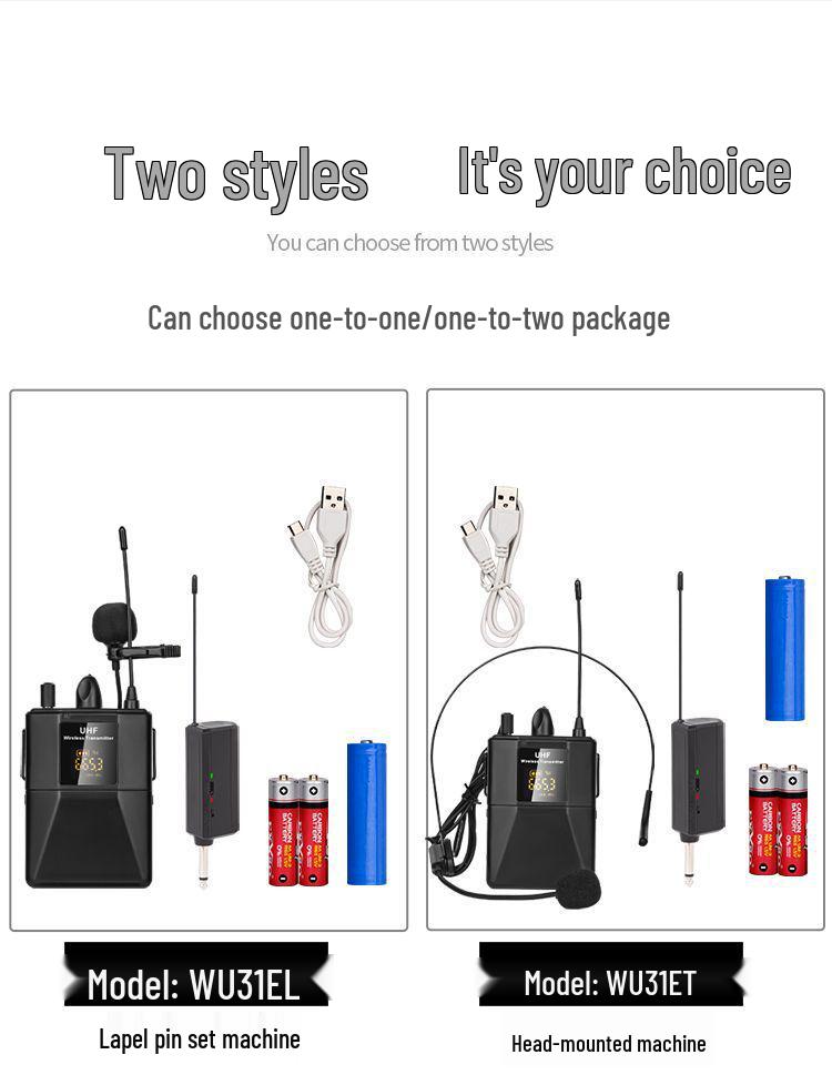 UHF Wireless Lavalier Microphone for Mobile Live Streaming & Vlogging - Special Offer