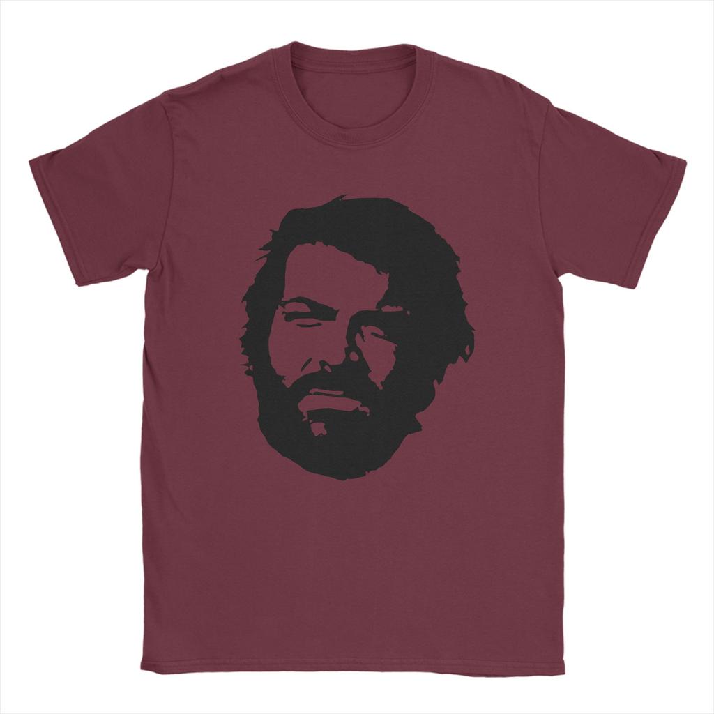 Unisex Donna Nuovo Arrivo Bud Spencer T Shirt Maglietta Cotone Puro T-shirt Abbigliamento