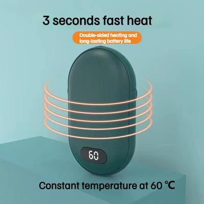 Nouveau chauffe-mains Power Bank 2 en 1 USB rechargeable hiver mini chauffe-mains chauffage électrique chauffe-poche haute capacité cadeau d'hiver