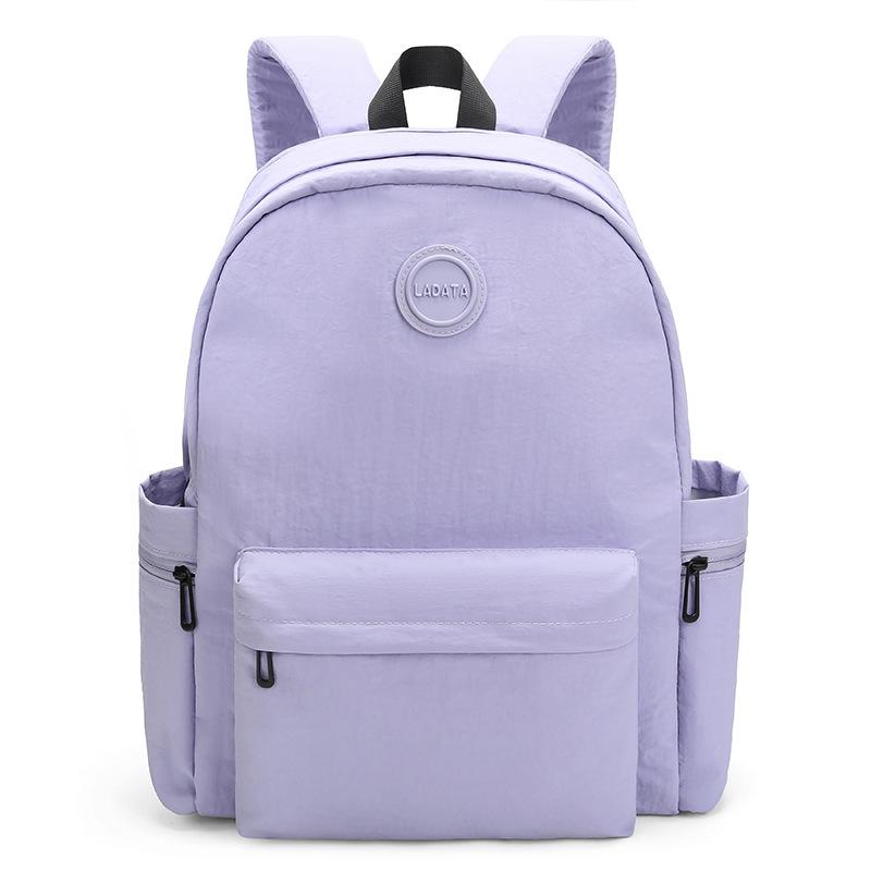 Schoolbag Premium sense casual backpack female college student simple lightweight schoolbag large capacity commuter high quality backpack