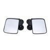 1 Pair Golf Cart Rear View Side Mirror Large HD Glass Magnetic Mirrors Universal for Tractors