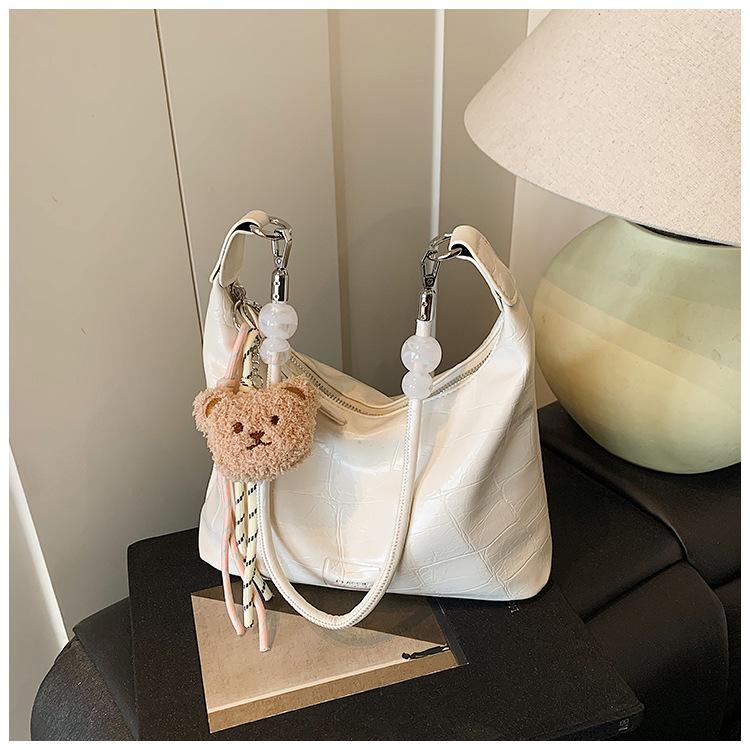 

Bag Women s Summer 2025 New Niche Design Crossbody Bag Chain One Shoulder Dumpling Bag белый