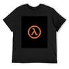 Half Life Lambda Symbol T-Shirt Luxury T-shirt Cotton Graphic Tees Heavyweights T Shirts for Men