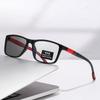 +0.5 +0.75 Photochromic Ultra Light Anti Blue Light Reading Glasses Item Rectangular Business/Sports/Cycling Glasses