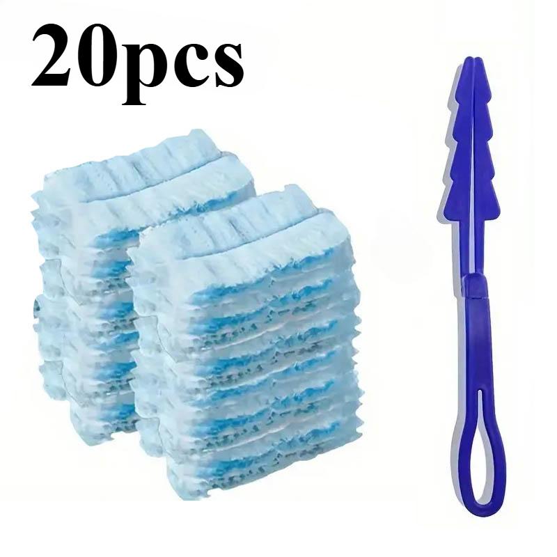 Disposable Electrostatic Duster Furniture Keyboard Kitchen Blinds Furniture Car Fans Replaceable Brush Head Household Duster