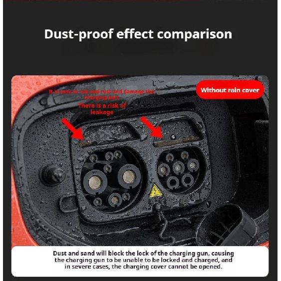 Car Charging Port Waterproof Protector Cover Charging Gun Rain Cover for Changan DEEPAL L07 S05 S07 SL03 Dedicated New Energy