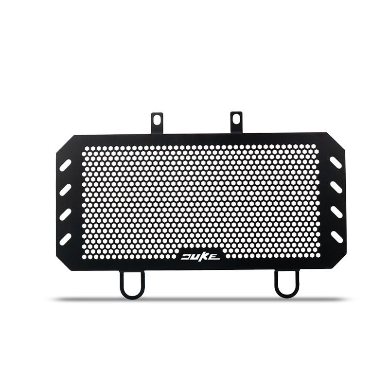 KTM Duke motorcycle radiator guard and cover for engine protection.