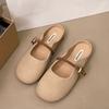 2025 New Summer Baotou Half Drag Fashion Casual Lazy One Pedal Heelless Beanie Shoes French Slippers