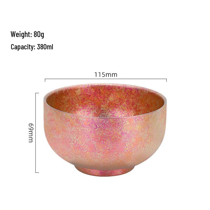 Ru Han Titanium Insulated Portable Rice Bowl & Chopsticks Set