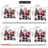 2pcs 2D flat printing Merry Christmas Popular Window Curtains Father Christmas3 100% Polyester Fabric Without Electricity Party