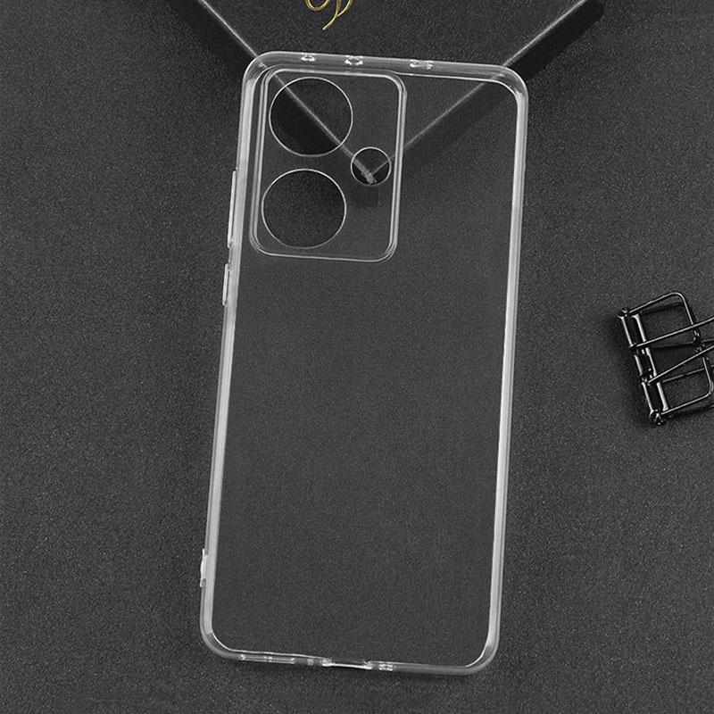 For Reno11 F Case Simple Slim Soft TPU Clear Transparent Phone Case On For OPPO Reno11F Reno12F Reno13F G Cover