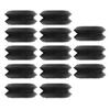 13Pcs 3D Printer Wheel POM V Shape Wear Resistance 3D Printer Wheel Bearing 625ZZ Black