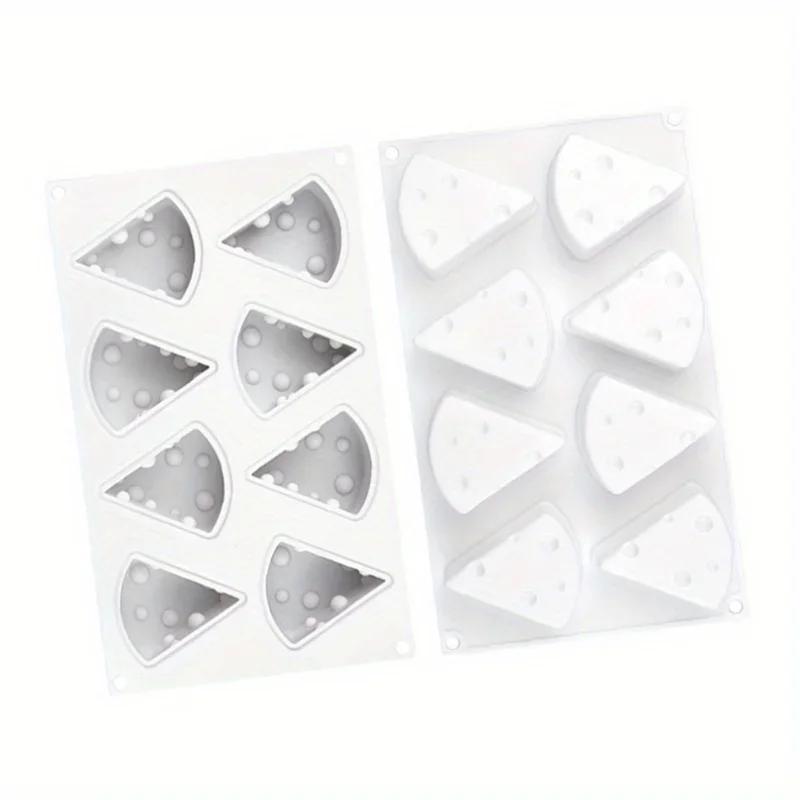 

8 Holes Cheese Silicone Mousse Handmade Creative Ice Cream Molds Baking Molds Silicone Cake Molds Accessories Supplies Wholesale