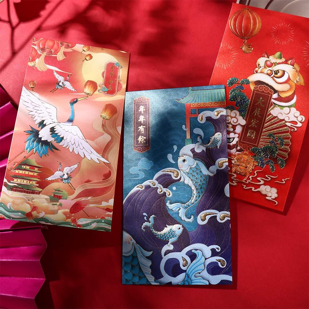 Festival Decoration Blessing Lucky Money Chinese New Year Bless Pocket Red Pocket Red Envelope