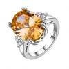 High Quality 925 Silver Gemstone Rings for Women Wedding Anniversary Party Christmas Gift  Jewelry Wedding Party Ring Wholesale