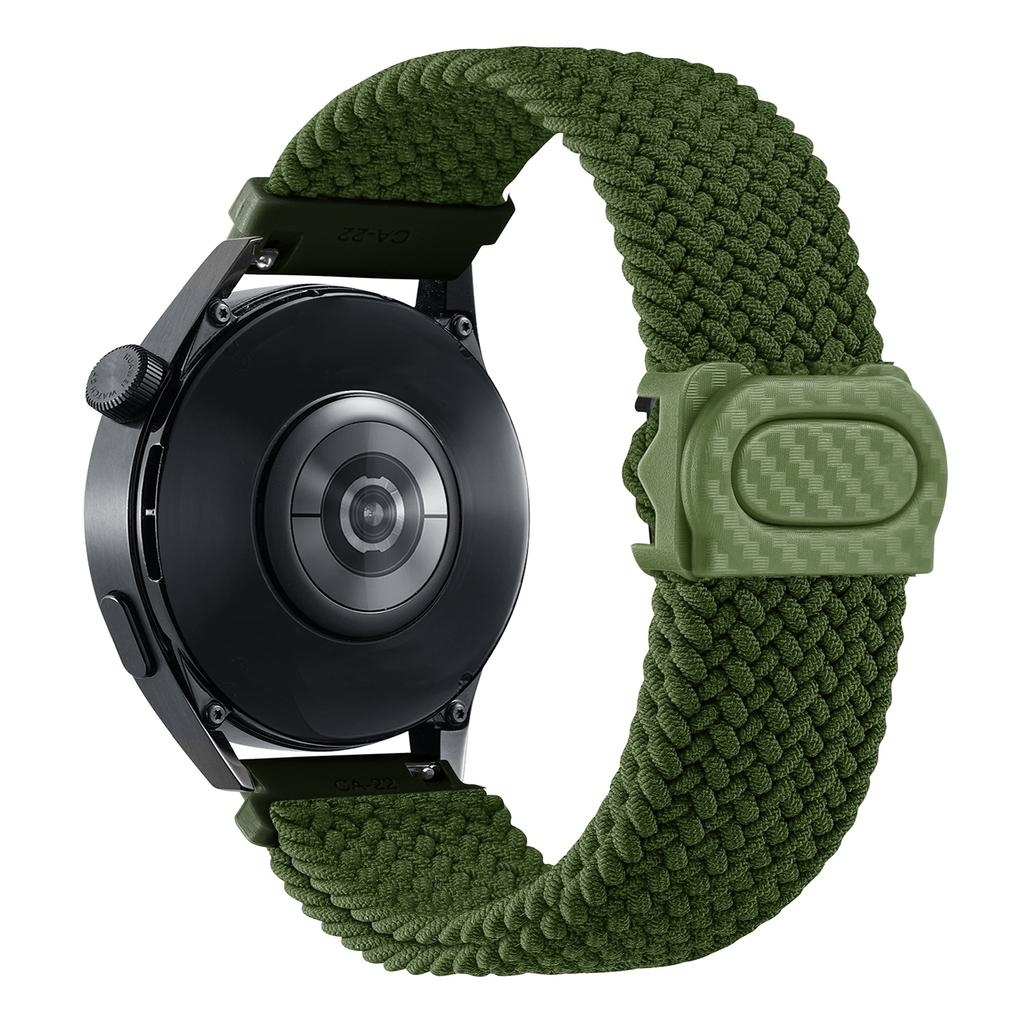 Strap For Samsung Galaxy Watch 7 6 4 classic/5 pro/active 2/s3/46 braided solo loop bracelet Huawei watch GT2 3 4 20mm/22mm Band