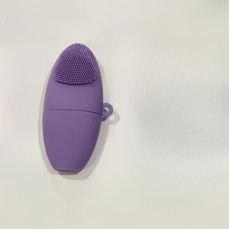 

Silicone Nose Blackhead Removal Tool, Facial Cleaning Silicone Face Brush, Soft-bristled Pore Cleaning Brush фіолетовий