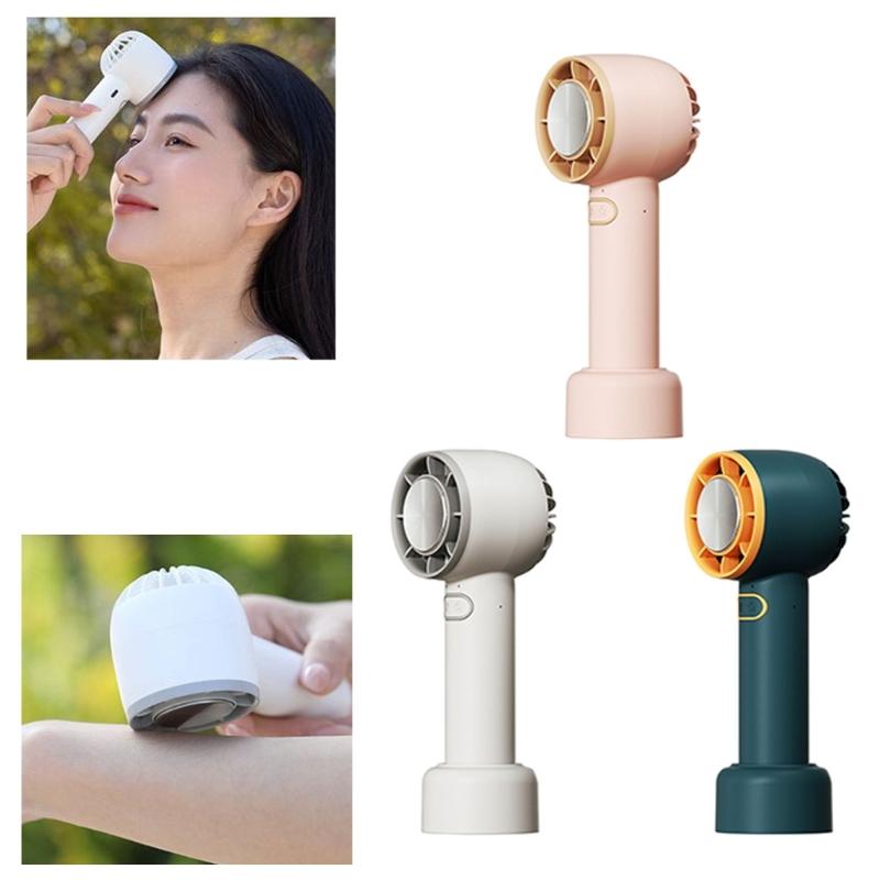 Rechargable Cooling Fan Comfortable Mini Pocket Fan Handhelds Cooling Fan Lightweight Desk Fan Travel Holiday Must Haves
