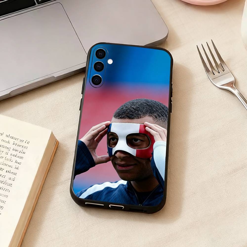 Fußballstar m -MbappeS-s   Handyhülle Für Samsung Galaxy A73,A72,A71,A70,A53,A52,A51,Weiche Silikon-Schwarze Abdeckung