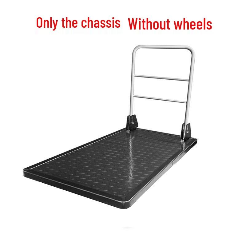 Compact Heavy-Duty Folding Steel Handcart for Household and Cargo Transport