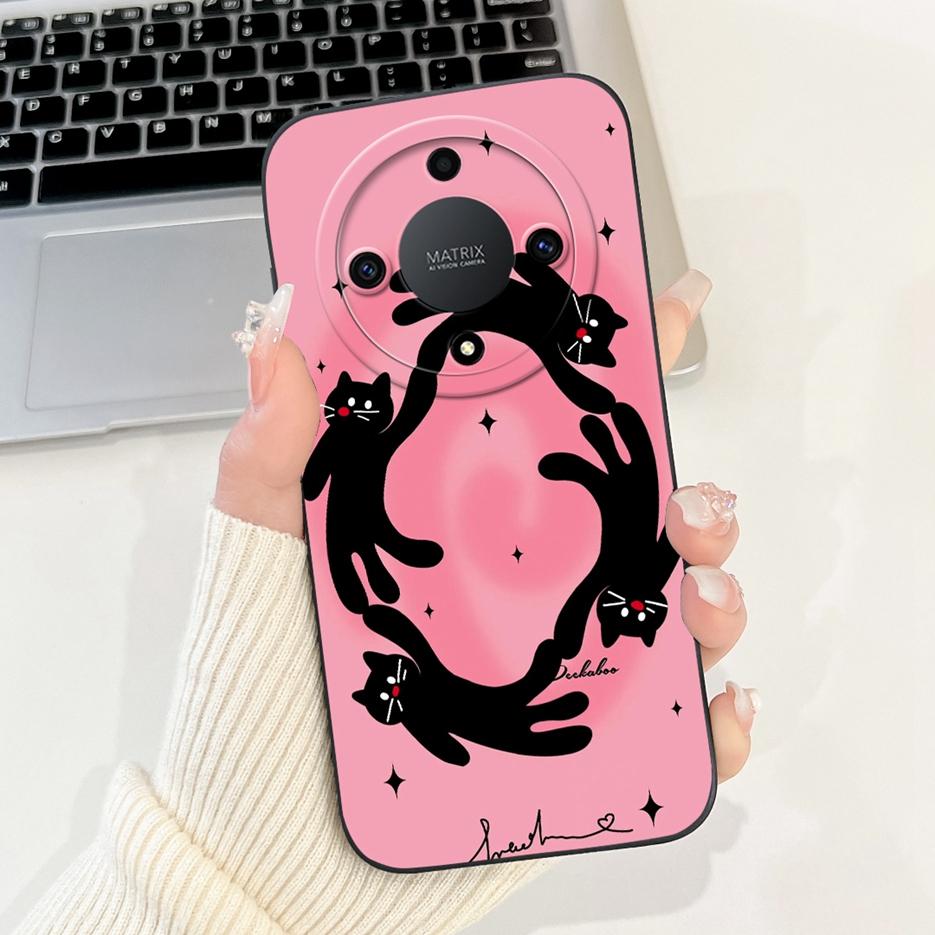 Für Honor X9a Hülle RMO-NX1 Luxus Candy Lackierte Abdeckung Stoßfeste Handyhülle Für Honor Magic5 Lite Magic 5Lite HonorX9a Weiche Taschen