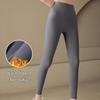 Women's Fleece-Lined High-Waist Shark Pants, Hip-Lifting Yoga Leggings for Autumn/Winter 2025, Sporty Slimming Base Layer.