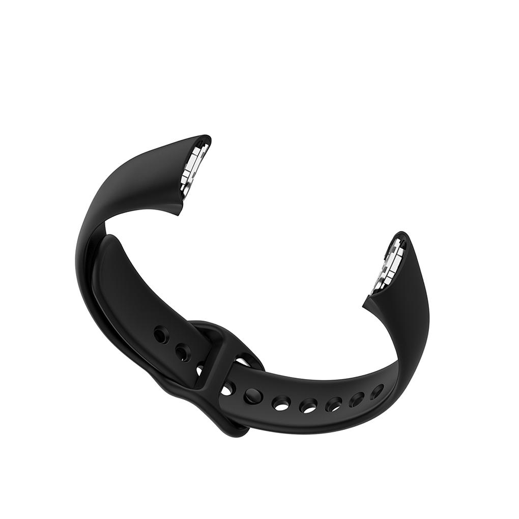

Silicone Watch Straps Watchband Strap Replacement Waterproof Sweat Proof Wear-resistant Wrist Band Strap for Smart Bracelet black