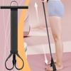 Foot Pedal Resistance Band Sit-Up Training Equipment 120lb Elastic Stretch Trainer with Handles for Abdominal Workout Leg Arm