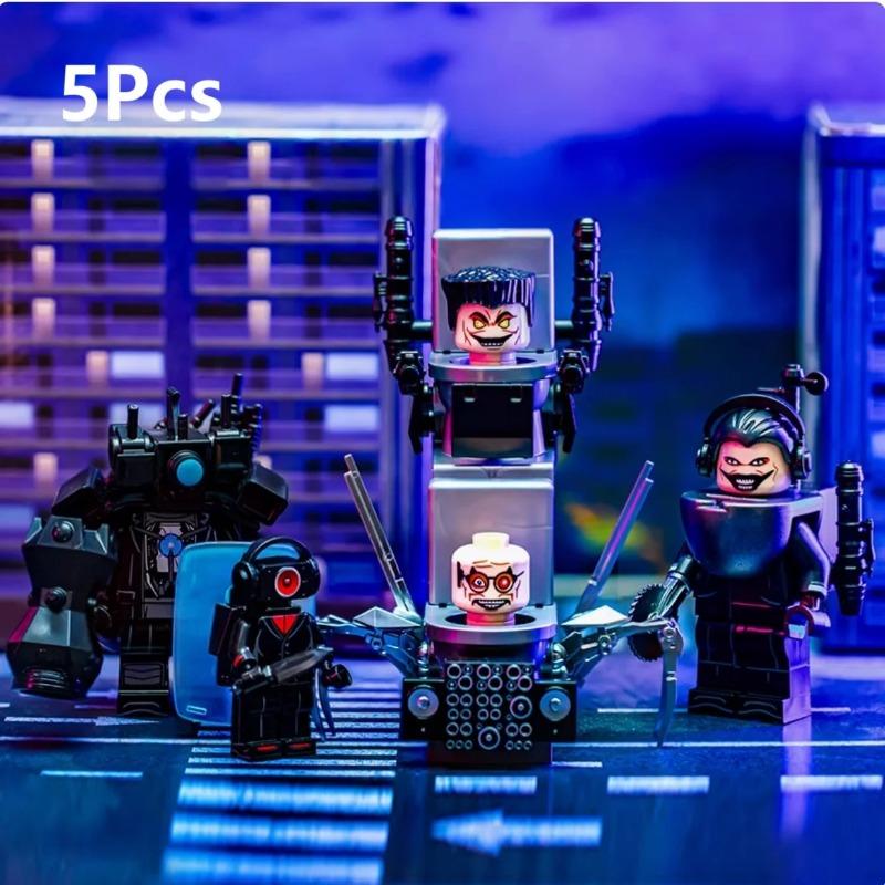 

Большой Размер Новый Скибиди Туалет Коробка Конструктор Большой Титан Камерамэн Спикермэн Мини Экшн Фигурка Игрушки