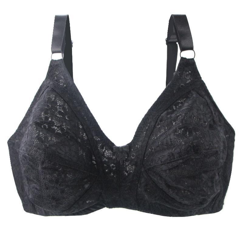 Large Size Thin Smooth Bra Without Steel Ring To Gather Three-breasted Women's Underwear Underwear
