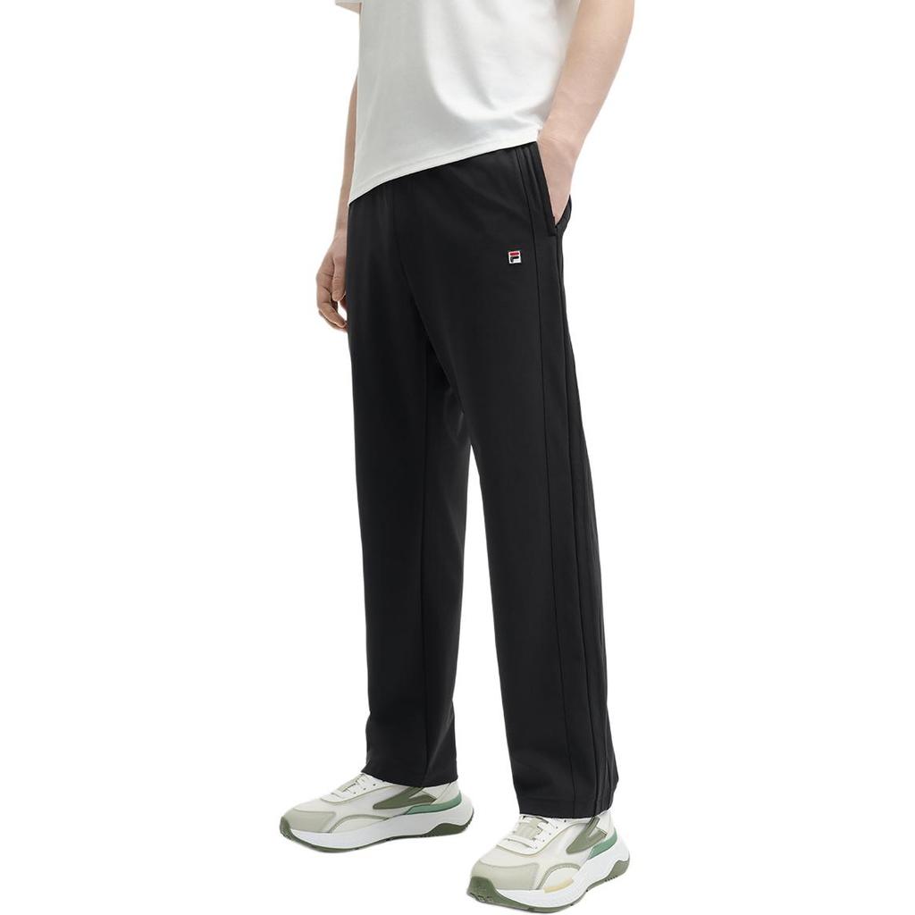 FILA Heritage Simple Versatile Comfortable Solid Color Cool Casual Pants Men pants Black F11M528605F-BK
