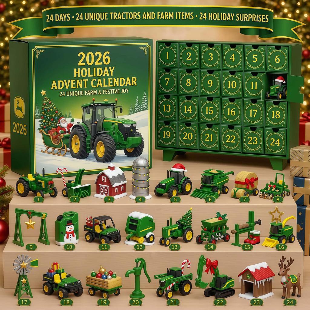 Transportation Advent Calendar With Acrylic Material For Holiday Gift And Kids Play