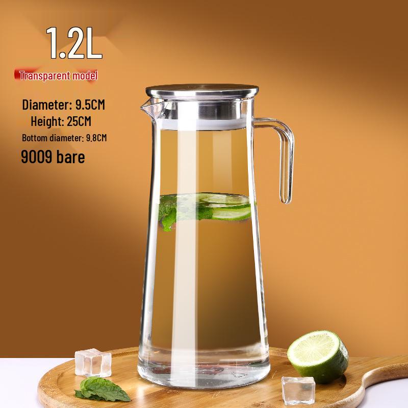Commercial Cold Water Striped Acrylic Pitcher - Durable and Drop-Proof for Juice, Tea, Water, or Lemonade.