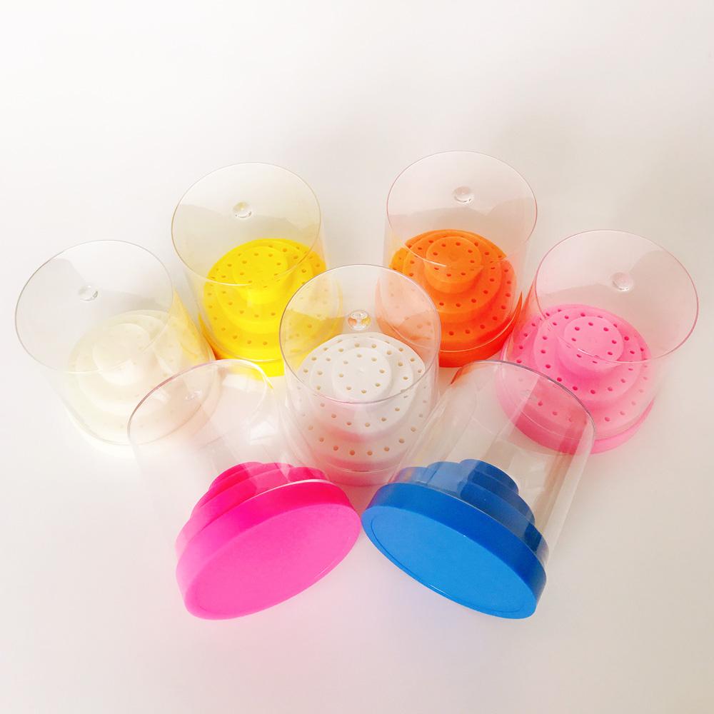 48 Holes Dental Bur Box Drill Case Disinfection Holder Dentist Tools Dentistry Instrument Organizer