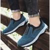Utomhus Vandringsskor Herr Sneakers Vinter Slip on Casual Herrskor Andningsbara Mockaskinnsskor Halkfria Promenadskor Skodon