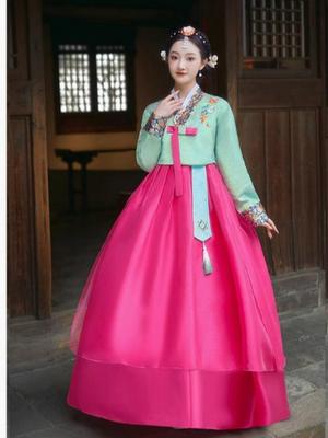 Yanji Princess Korean Ethnic Dance Costume for Women - Adult Korean Palace Performance Attire