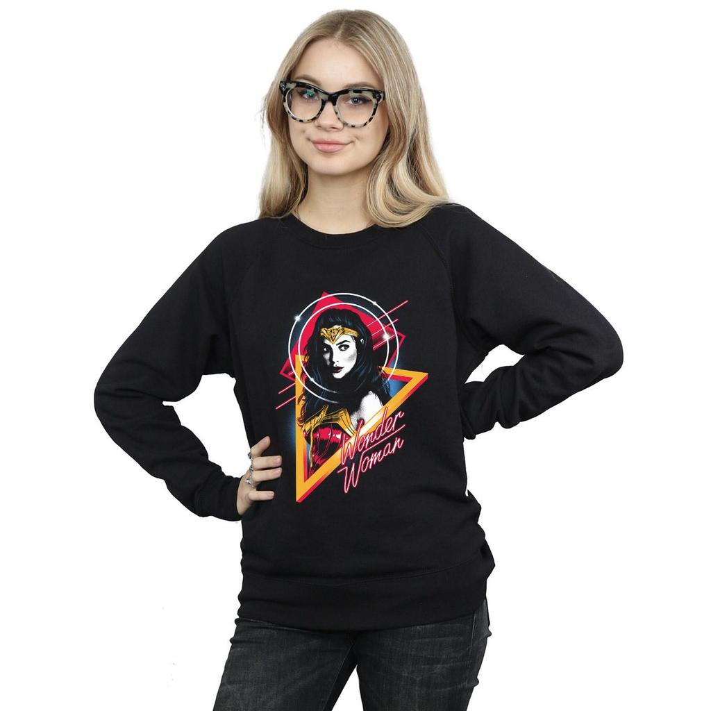 DC Comics Womens/Ladies Wonder Woman 84 Diana 80s Triangle Sweatshirt