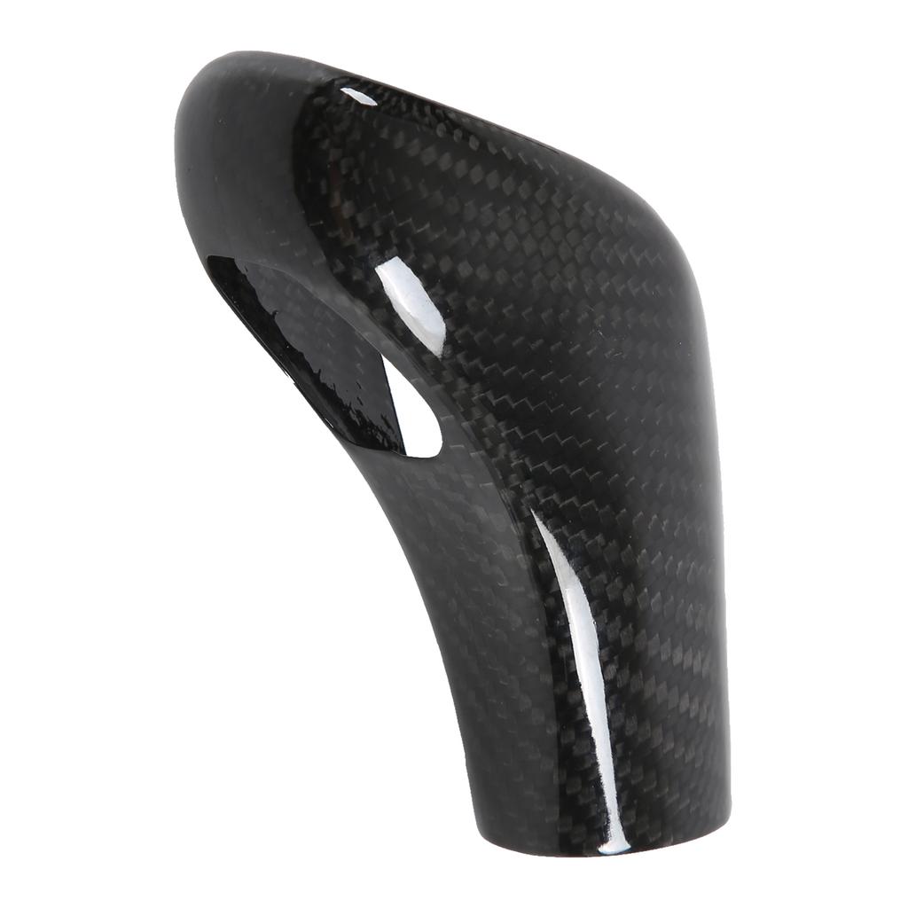 Gear Shift Knob Cover Trim Carbon Fiber Replacement for Alfa Romeo Giulia Stelvio 2020‑2021