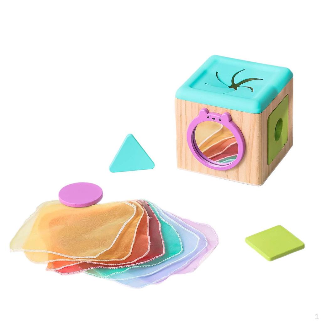 Tissue Box Toy Montessori Toys Wooden Play Preschool Puzzles Educational Sensory for 6