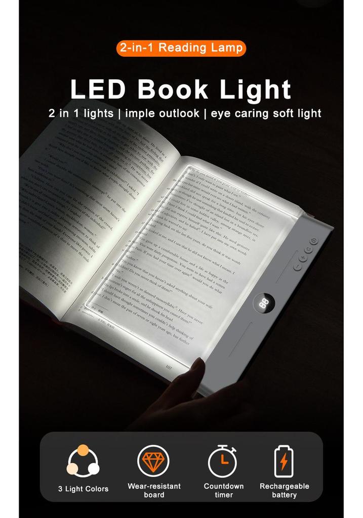 Enhanced Scratch-Resistant Acrylic LED Book Light