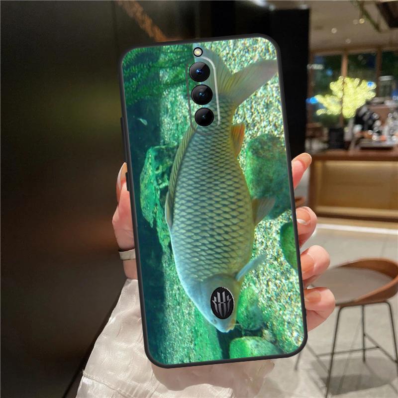 CARP FISH FISHING Case For ZTE Nubia Red Magic 8 8S 9 9S 10 10S 11 Pro Plus 6 7 6S 7S For RedMagic 10 Air Cover