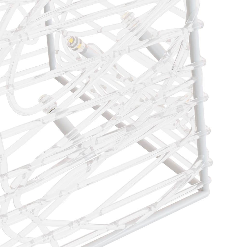 Vidaxl Akrylowy Stożek Dekoracyjny, Niebieski, Led, 90 Cm