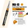 Stedi MA-10~MA-15 Front Valve Type Soft Tip Acrylic Paint Marker Water Based for Gunpla Mecha Figure DIY Hobby Painting Coloring